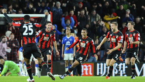 Bournemouth 3-3 Everton (Vòng 14 Ngoại hạng Anh 2015/16)