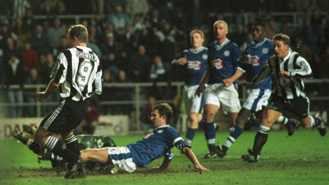 Newcastle 4-3 Leicester (02/02/1997)