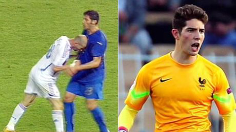 Con trai Zidane bị đuổi vì tái hiện pha 
