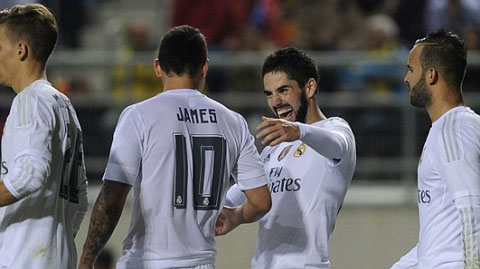 Cadiz 1-3 Real Madrid (Lượt đi vòng 1/16 Cúp nhà Vua TBN 2015/16)