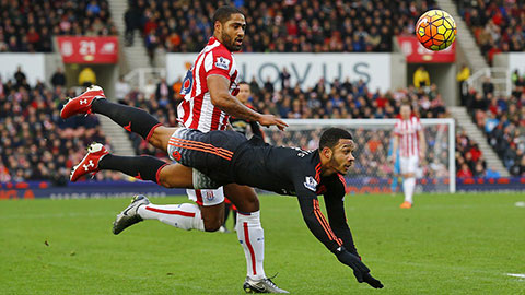 Stoke City 2-0 M.U (Vòng 18 Ngoại hạng Anh 2015/16)