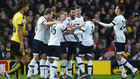 Watford 1-2 Tottenham (Vòng 19 Ngoại hạng Anh 2015/16)