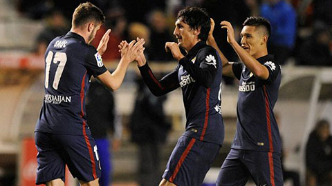 Vallecano 1-1 Atletico Madrid (Lượt đi vòng 1/8 cúp Nhà vua TBN)