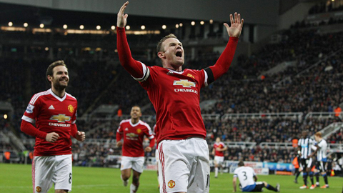 Màn trình diễn xuất sắc của Rooney trước Newcastle