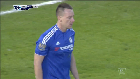 John Terry đốt lưới nhà (Chelsea 3-3 Everton)