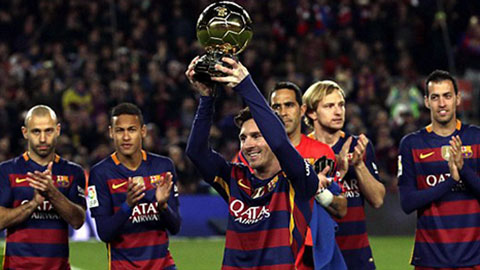 Messi khoe bóng Vàng trong ngày Barca hủy diệt Bilbao