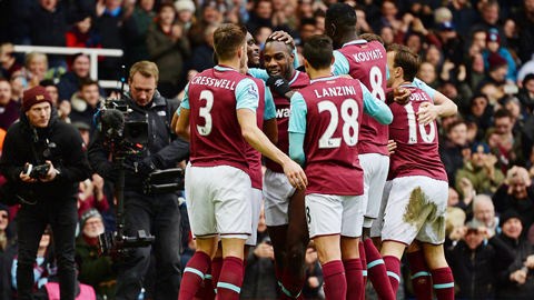 West Ham 1-0 Sunderland (Vòng 27 ngoại hạng Anh 2015/16)