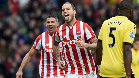 Stoke City 2-1 Aston Villa (Vòng 27 ngoại hạng Anh 2015/16)