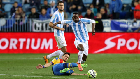 Malaga 1-2 Valencia (Vòng 27 La Liga 2015/16)