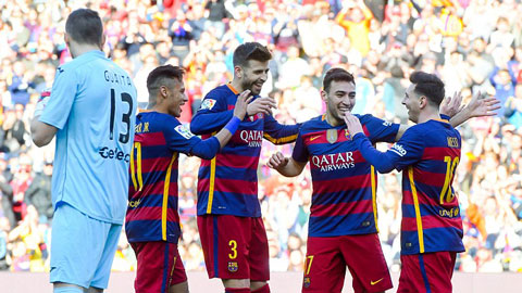 Barcelona 6-0 Getafe (Vòng 29 La Liga 2015/16)