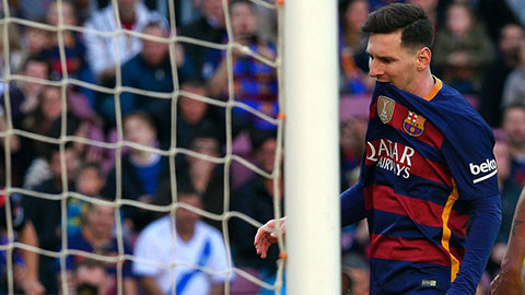 Messi lại sút hỏng phạt đền trước Getafe