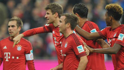 Bayern Munich 5-0 Werder Bremen (Vòng 26 Bundesliga 2015/16)