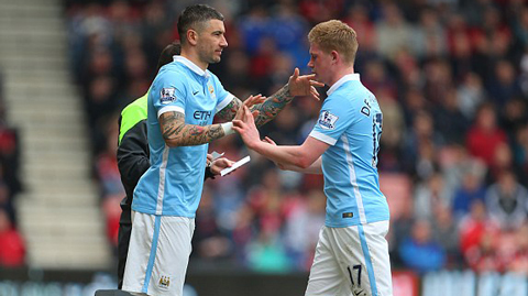 Bournemouth 0-4 Man City (Vòng 32 Ngoại hạng Anh 2015/16)