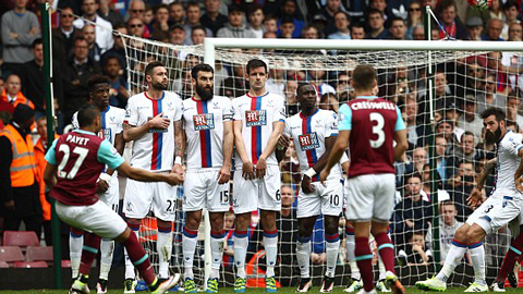 West Ham 2-2 Crystal Palace (Vòng 32 Ngoại hạng Anh 2015/16)