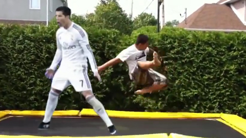 Clip chế: Sức công phá khủng khiếp khi Ronaldo hú ăn mừng