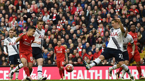 Liverpool 1-1 Tottenham (Vòng 32 Ngoại hạng Anh 2015/16)