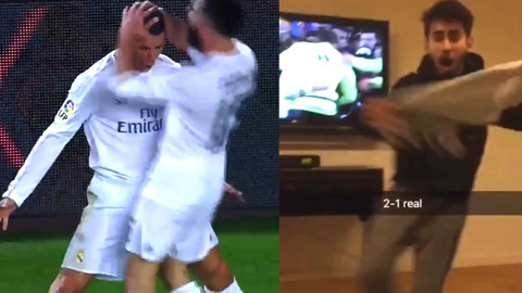 Fan sướng phát điên sau bàn thắng của Ronaldo