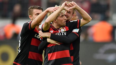 Bayer Leverkusen 3-0 Frankfurt (Vòng 30 Bundesliga 2015/16)