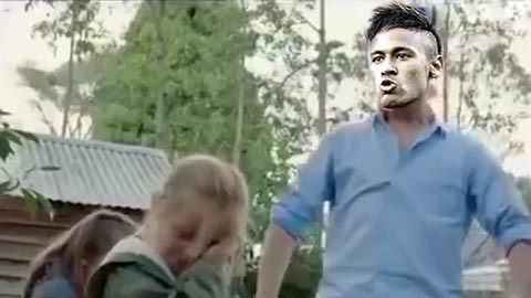 Clip chế: Neymar tát cả trẻ nhỏ, đến con mèo cũng không tha