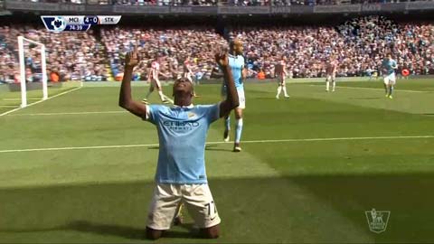 Iheanacho lập cú đúp (Man City 4-0 Stoke City)