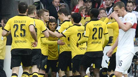 Stuttgart 0-3 Dortmund (Vòng 31 Bundesliga 2015/16)