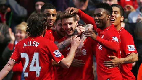 Lallana nhân đôi cách biệt cho chủ nhà (Liverpool 2-0 Newcastle)