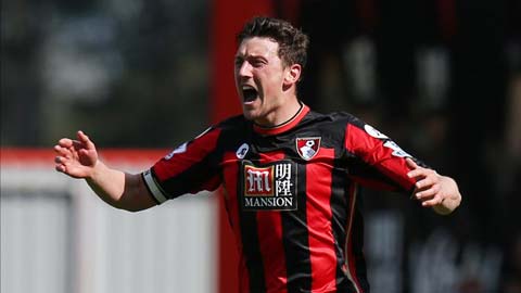 Tommy Elphick rút ngắn tỷ số cho chủ nhà (Bournemouth 1-2 Chelsea)