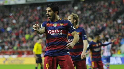 Ghi 4 bàn vào lưới Sporting Gijon, Suarez lại lập kỷ lục