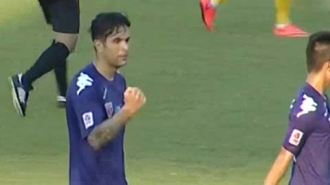 Gonzalo nhân đôi cách biệt (Đồng Tháp 0-2 Hà Nội T&T)