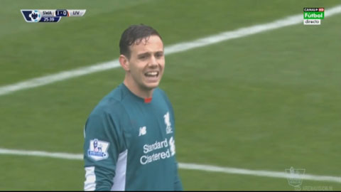 Ward phạ xạ như chớp cứu 1 bàn thua cho Liverpool (Swansea City 1-0 Liverpool)