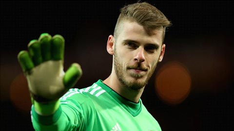 De Gea giành danh hiệu cầu thủ xuất sắc nhất M.U mùa thứ 3 liên tiếp