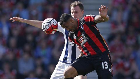 Bournemouth 1-1 West Brom (Vòng 37 Ngoại hạng Anh 2015/16)