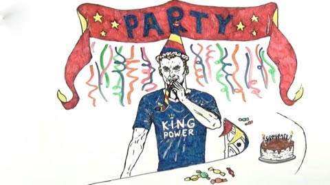 Khắc họa cuộc đời Jamie Vardy qua những nét vẽ