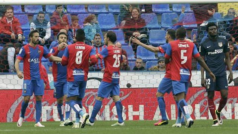 Levante 2-1 Atletico Madrid (Vòng 37 La Liga 2015/16)