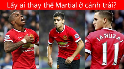 Dùng ai thay thế Martial khi M.U làm khách West Ham?