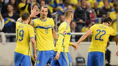 ĐT Thụy Điển chốt danh sách dự EURO 2016