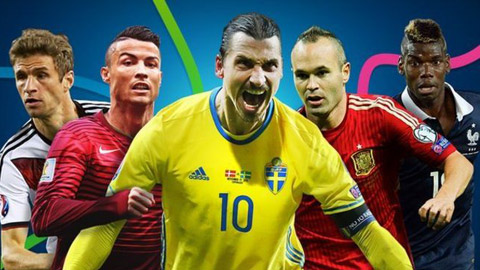 Danh sách đội hình dự EURO 2016 của 24 ĐTQG