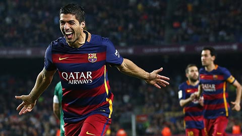 40 bàn thắng của Vua phá lưới Suarez tại La Liga 2015/16