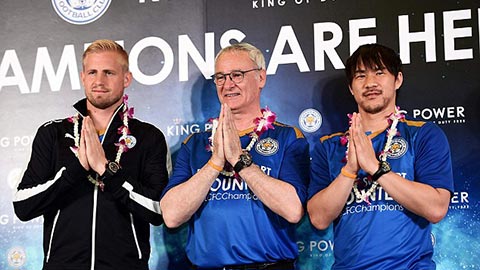 Leicester City được chào đón nồng hậu ở Thái Lan