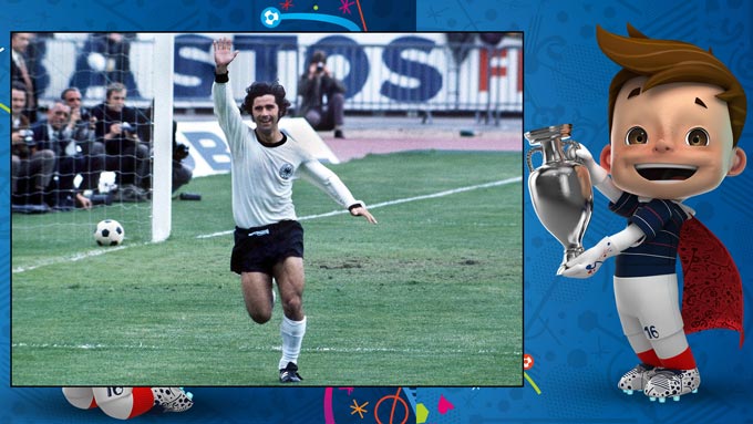 EURO 1972: Tôn vinh Gerd Muller