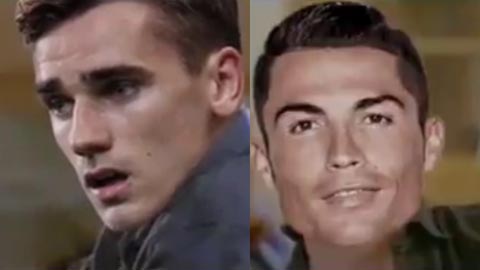 Clip chế: Griezmann tuổi gì tranh cúp vô địch với Ronaldo 