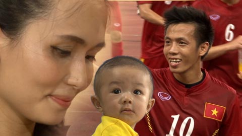 Vợ Văn Quyết vỡ òa sau khi chồng ghi bàn vào lưới Syria