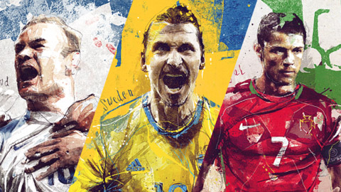 Ngây ngất với poster EURO 2016 đẹp lung linh