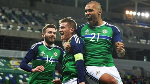 Bắc Ireland sở hữu chuỗi bất bại dài nhất trước thềm EURO 2016