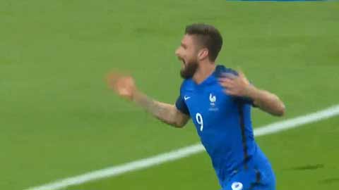 Giroud khai thông bế tắc cho chủ nhà (Pháp 1-0 Romania)