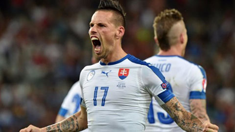 Slovakia 2-1 Nga: Hamsik khuất phục Gấu Nga