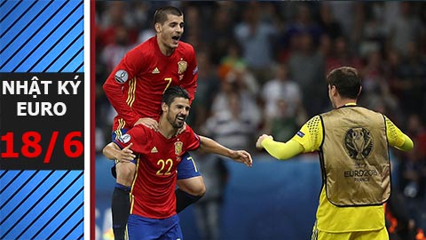 Nhật ký EURO 18/6: Morata tỏa sáng, Tây Ban Nha vào vòng 1/8