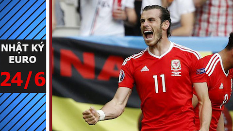 Nhật ký EURO 24/6: Bale quyết tâm duy trì phong độ cao như tại EURO khi trở về Real