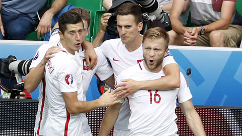Ba Lan 1-1 Thụy Sỹ (Pen: 5-4, vòng 1/8 EURO 2016)