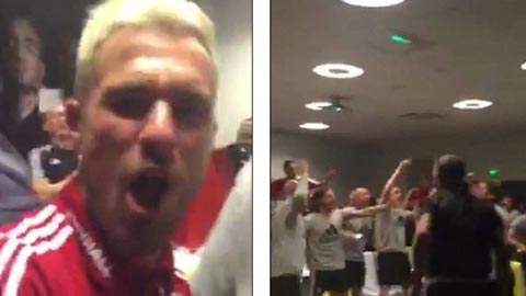 Cầu thủ xứ Wales ăn mừng như vô địch khi ĐT Anh bị loại